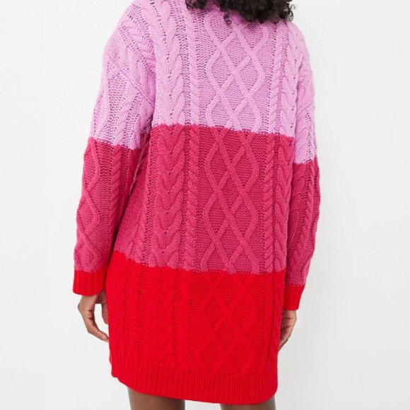 Hyacinth House (Tuckernuck) - Pink & Red Color Block Sweater Dress - NWT - Picture 2 of 5